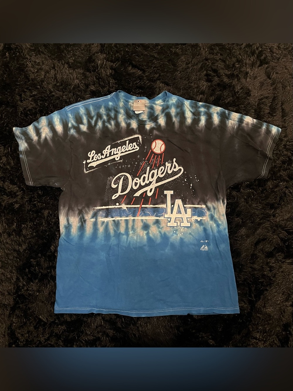 Vintage Majestic Los Angeles Dodgers Tiedye Shirt